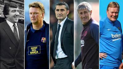 Ronald Koeman - ¿Cuáles fueron los 10 últimos técnicos despedidos por el Barça? - allspain.info