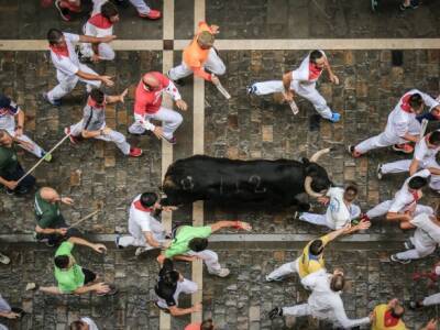 В Испании возобновили забеги быков: первый же закончился смертью - unn.com.ua - Украина - Испания - Киев