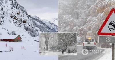 Снегопад в Испании – на дороги вывели спецтехнику, проезд затруднен – фото и видео - obozrevatel.com - Испания