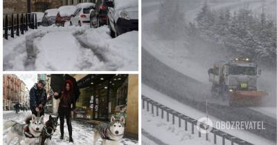 Снегопады в Испании и Франции вызвали проблемы с движением транспорта – фото - obozrevatel.com - Испания - Франция - Мадрид