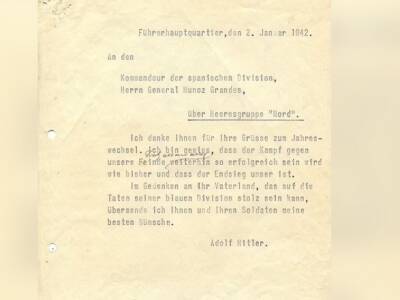 Адольф Гитлер - В Испании на аукцион выставили телеграмму Гитлера - unn.com.ua - Украина - Испания - Германия - Ссср - Киев