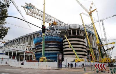 На реконструируемом стадионе «Сантьяго Бернабеу» в Мадриде произошло возгорание - runews24.ru - Мадрид - Сантьяго