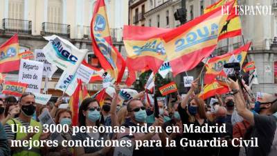 Жандармы (Guardia Civil) в Испании вышли на акцию протеста из-за зарплат - allspain.info - Испания - Мадрид