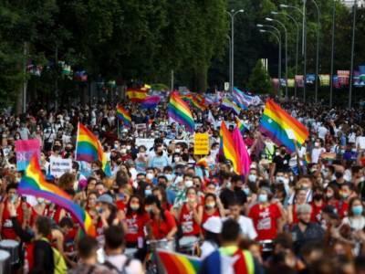 В Мадриде состоялся масштабный гей-парад - unn.com.ua - Украина - Испания - Мадрид - Киев