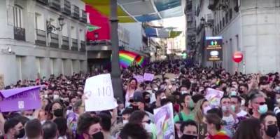 По Испании прокатилась волна протестов против гомофобии - noticia.ru - Испания - Мадрид