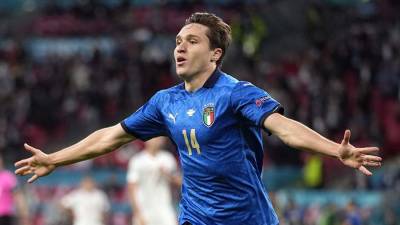 Федерико Кьез - Кьеза признан лучшим игроком матча Италия — Испания на Евро-2020 - iz.ru - Италия - Испания - Израиль