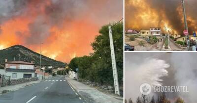 Лесные пожары в Испании – последние новости, эвакуированы сотни людей – фото и видео - obozrevatel.com - Испания