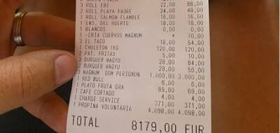 Испанец оставил официантам чаевые на 4 тысячи евро - noticia.ru