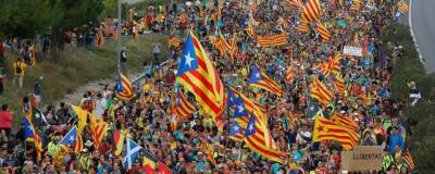 В Барселоне прошла акция с требованием независимости Каталонии - runews24.ru - Испания