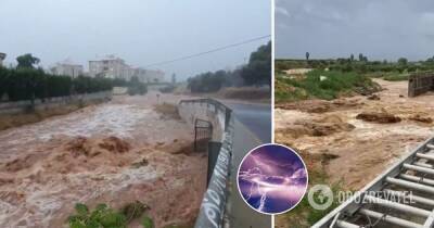 В Испании ливни вызвали наводнение: улицы затоплены, тысячи людей без электричества - obozrevatel.com - Spain - провинция Таррагона