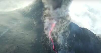 Открылось новое жерло вулкана на Канарских островах - noticia.ru