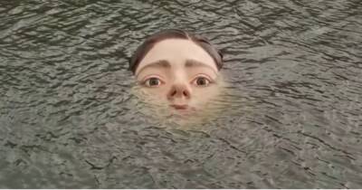Рубен Ороско - Огромное лицо тонущей девушки появилось из-под воды в Испании (видео) - focus.ua - Украина - Испания