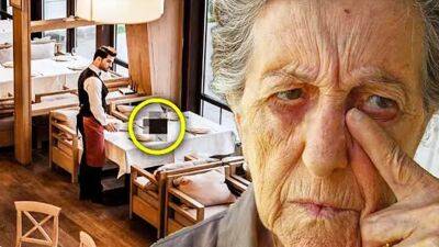 Пожилая женщина ушла из ресторана, не оплатив счет. Официант расплакался, узнав почему - allspain.info