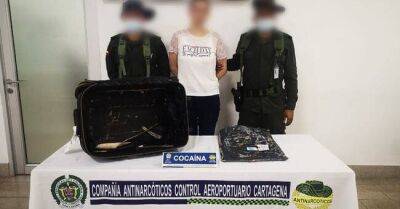 ФОТО. Испания: в аэропорту задержана курьер из Латвии с 2 кг кокаина - rus.delfi.lv - Испания - Латвия - Амстердам