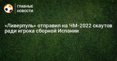 «Ливерпуль» отправил на ЧМ-2022 скаутов ради игрока сборной Испании - bombardir.ru - Испания