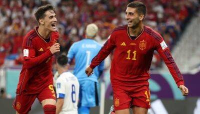 Испания разгромила Коста-Рику в дебютном матче на ЧМ-2022 - ukrinform.ru - Испания - Марокко - Германия - Хорватия - Япония - Коста Рика - Катар
