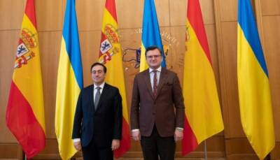 Дмитрий Кулеб - Кулеба и глава МИД Испании обсудили подготовку к саммиту НАТО в Мадриде - ukrinform.ru - Украина - Испания - Мадрид - Киев