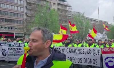 Мануэль Эрнандес - Сотрудники испанских транспортных компаний продолжат забастовки - noticia.ru - Испания - Мадрид