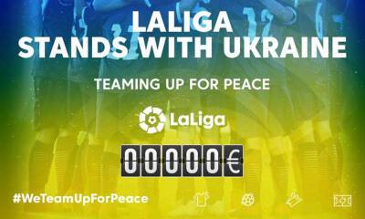 Ла Лига запустила сбор денег на помощь украинским беженцам в Испании - sportarena.com - Украина - Испания