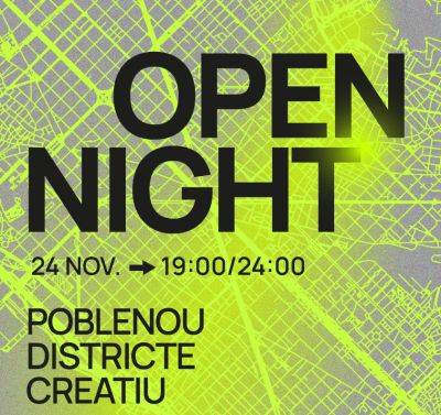 Poblenou Open Night 2023: куда пойти - espanarusa.com - Испания