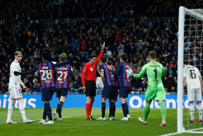 Андрей Лунин - Барселона минимально обыграла Реал в первом полуфинальном матче Кубка Испании - sportarena.com - Украина - Испания