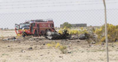 В Испании во время показательной тренировки разбился истребитель F-18 (фото, видео) - focus.ua - Украина - Испания - Колумбия