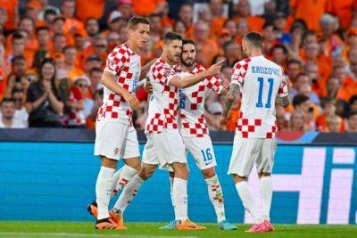 Лука Модрич - Марио Пашалич - В финале Лиги наций сыграют Хорватия и Испания - obzor.lt - Италия - Испания - Голландия - Хорватия