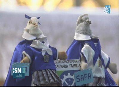 Испанское религиозное братство оштрафовали за одетых голубей - noticia.ru