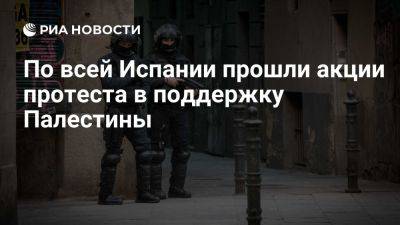 В более чем 40 городах Испании прошли масштабные пропалестинские акции протеста - ria.ru - Испания - Мадрид - Израиль - Палестина - Ливан