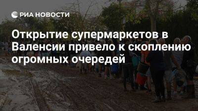 Фернандо Гранд Марласка - Efe: открытие супермаркетов в Валенсии привело к скоплению огромных очередей - ria.ru - Испания - Москва - Марласк - Валенсия