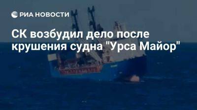 После крушения "Урса Майор" возбудили дело о нарушении правил безопасности - ria.ru - Россия - Испания - Москва