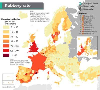 Печальная статистика: Барселона на втором месте во всей Европе по числу уличных краж и ограблений - noticia.ru - Испания - Мадрид - Брюссель