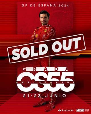 Карлос Сайнс - Билеты на трибуну Сайнса в Барселоне быстро распроданы - f1news.ru - Испания