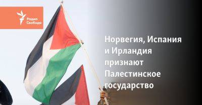 Саймон Харрис - Норвегия, Испания и Ирландия признают Палестинское государство - svoboda.org - Россия - Испания - Франция - Сша - Англия - Израиль - Евросоюз - Германия - Ирландия - Китай - Дублин - Норвегия - Палестина