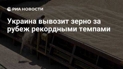 Украина вывозит зерно на зарубежные рынки рекордными темпами - ria.ru - Украина - Россия - Испания - Москва - Турция - Китай